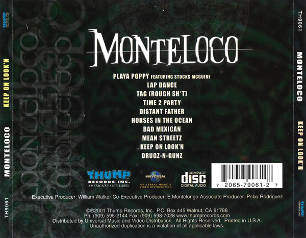 Monteloco - Keep On Look'n Chicano Rap